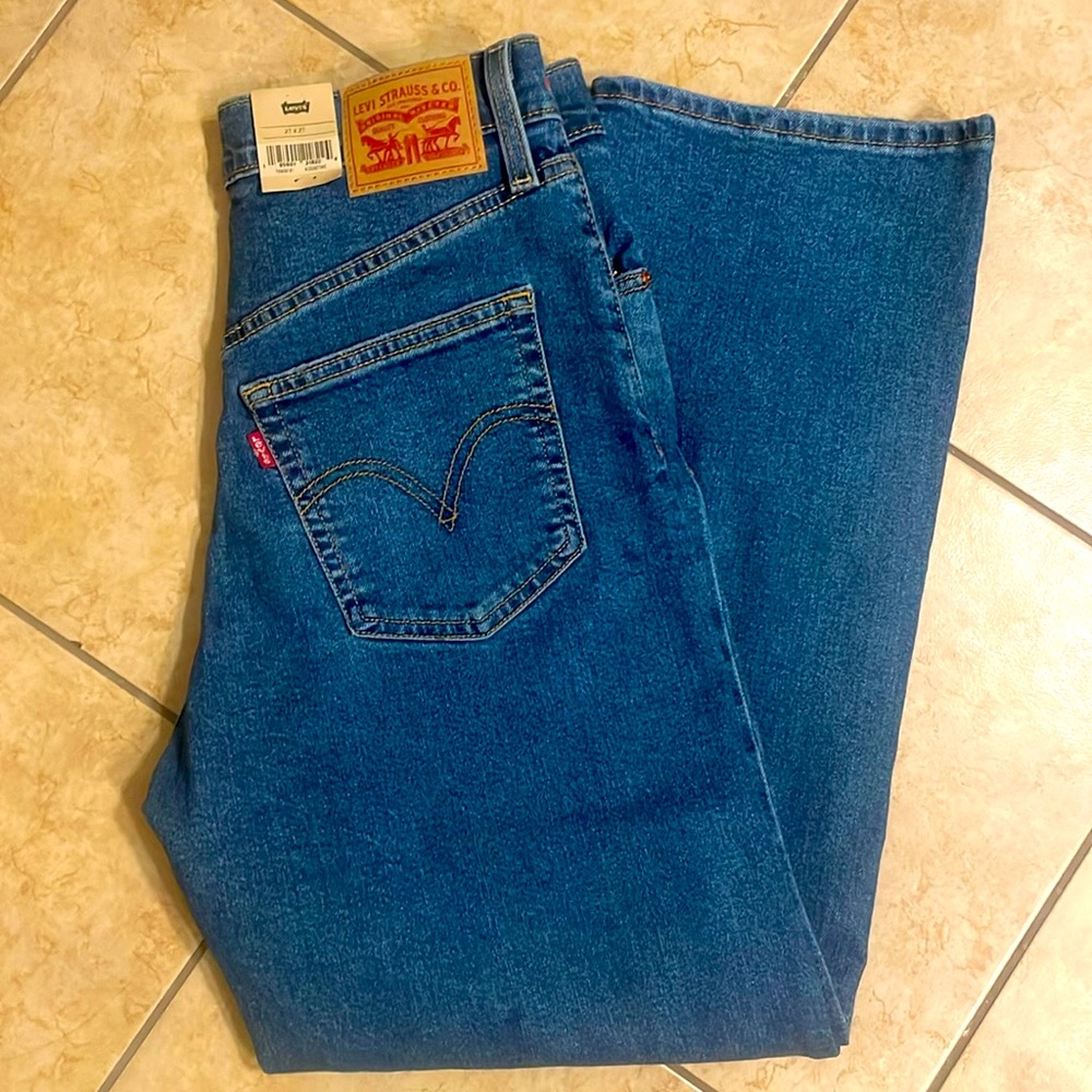 Women's Levi jeans - ribcage straight ankle - size 27x27